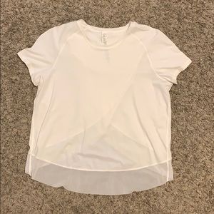 White Lululemon Tee